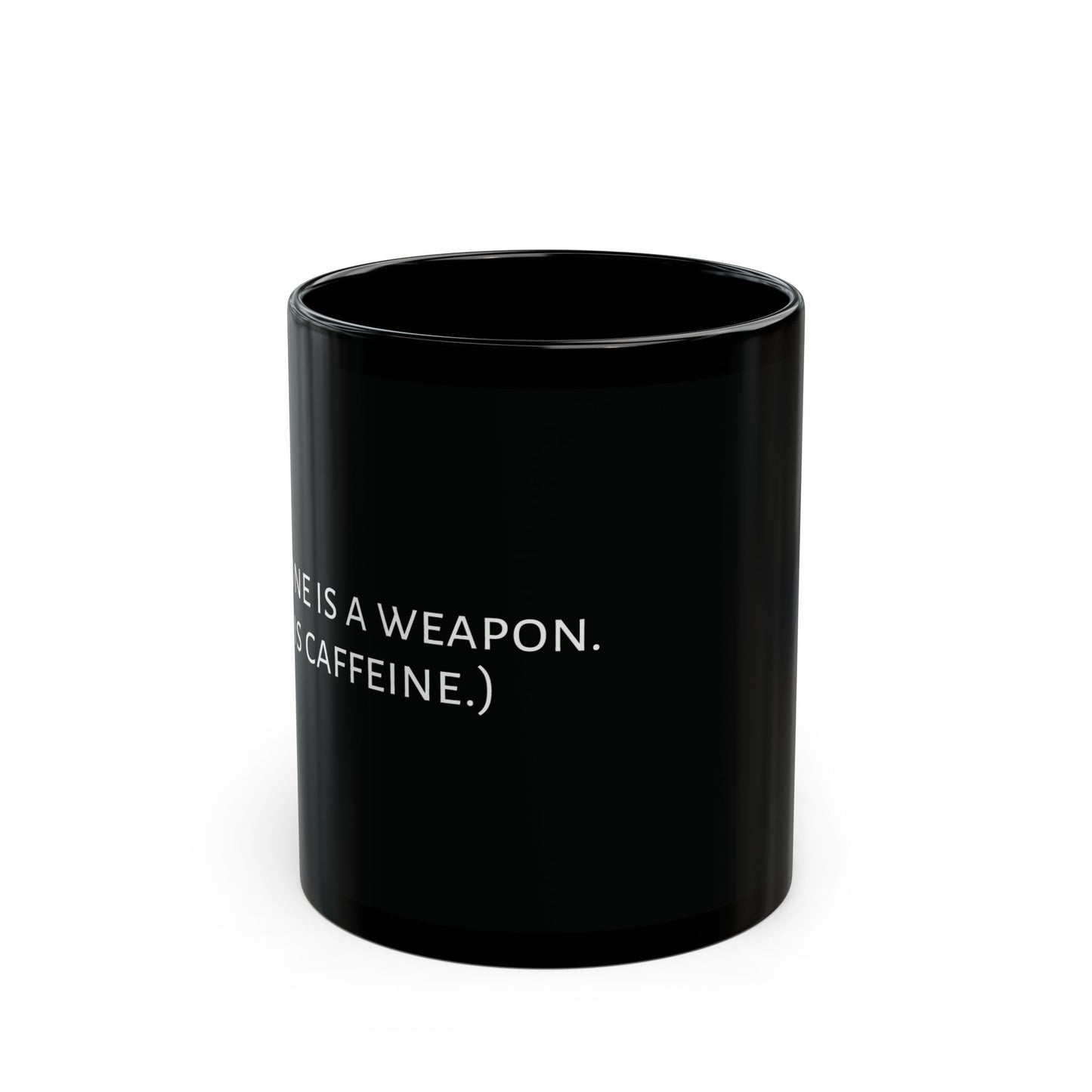 Coffee Mug - Discipline is a Weapon, Caffeine Reminder, Injured Athlete Gift, Funny Quote Cup, Bounce Back Motivation, Black Tea Mug